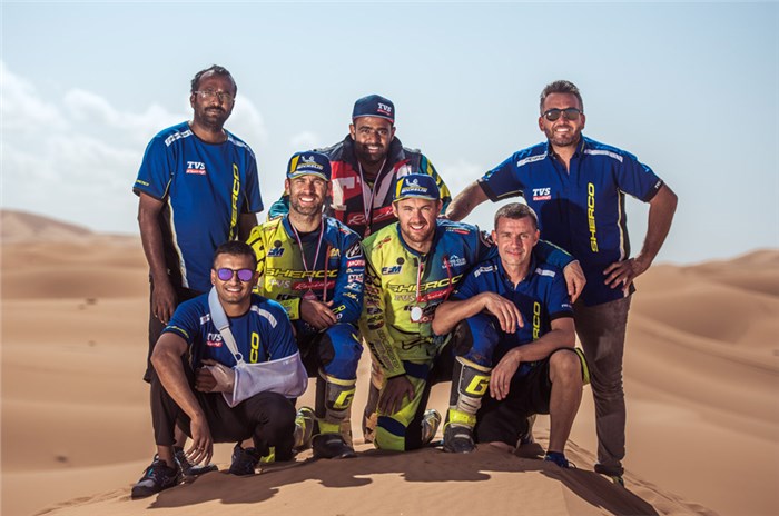 Sherco TVS Factory rider Michael Metge wins PanAfrica Rally